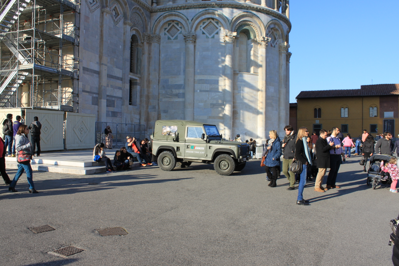 Last 4 days was Pisa, Florence, Rome, and then home.Security was everywhere.